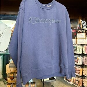 Champion Men's Crewneck in Deep Blue